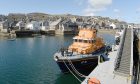 Lifeboat, 'Violet, Dorothy and Kathleen' at her moorings at Stromness Harbour