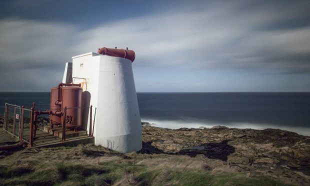 The fog horn at Kinnaird Head, Fraserburgh.