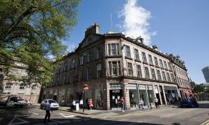 The former RGU student union building was part of an application for planning permission for a hotel.