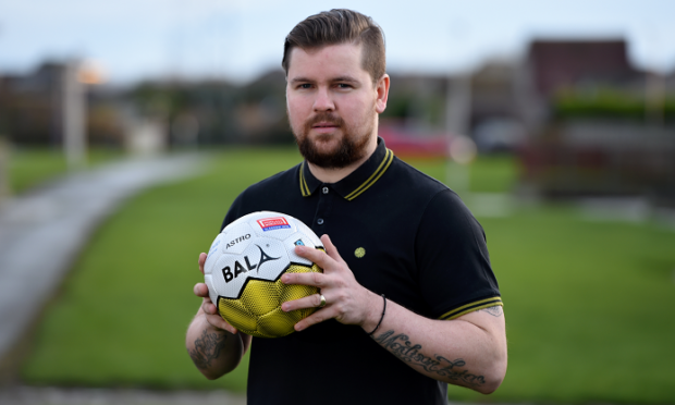 Fraserburgh captain and centre half Russell McBride will play his last game for the Broch against Fort William on Saturday after more than 20 years and nearly 600 games at Bellslea Park. Picture by KENNY ELRICK