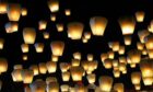 Sky lanterns like these can pose serious risks to the environment, wildlife, livestock and properties.
