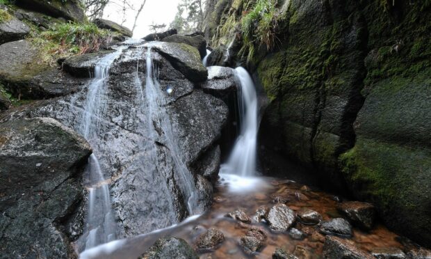 The waterfall at the Burn O' Vat. Picture: Colin Rennie.