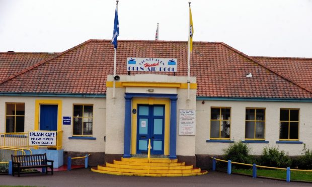 Open air swimming pool at Stonehaven.