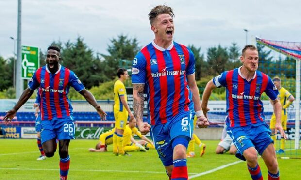 Josh Meekings, centre, fancies his old side Caley Thistle for a promotion push this season.