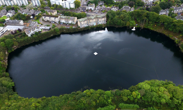 Rubislaw Quarry in Aberdeen