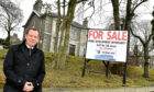 Grammar FP Club is up for sale on Queen's Road, Aberdeen. FG Burnett director Graeme Nisbet at the property.