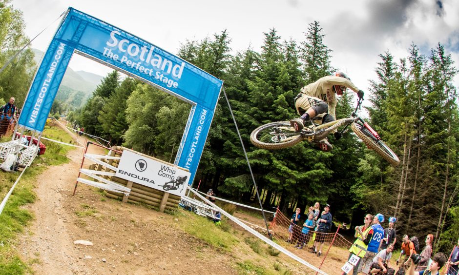 The UCI Mountain Bike World Cup has been held at Nevis Range since 2002.