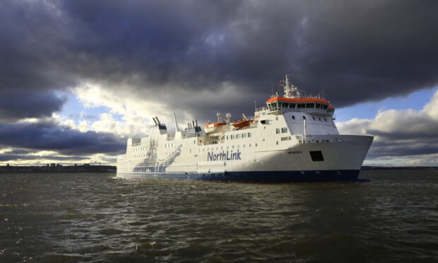 Northlink ferry at sea