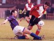 Alan Hercher in action for Caley Thistle against Rangers in 1996.