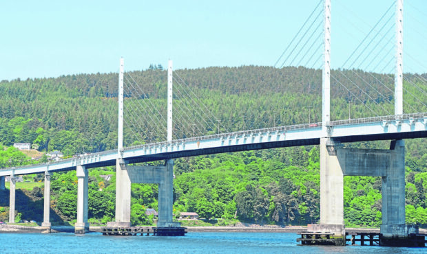 Emergency teams have been scrambled to the Kessock Bridge area this afternoon.