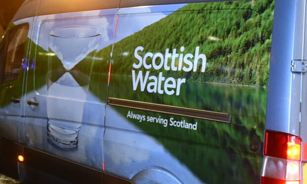 Scottish Water van.