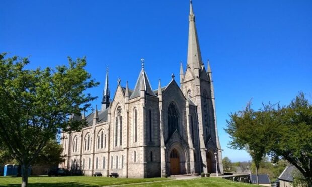 The exterior of St Laurence Church in Forres