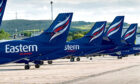 Eastern Airways aircrafts at Aberdeen Airport