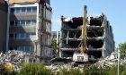 Silverburn House being demolished