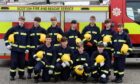 The group who took part in Peterdeen this year were also enrolled in a community fire programme at Peterhead Fire Station to learn core firefighting and community skills. This is their passing out ceremony where they demonstrate what they have learned.