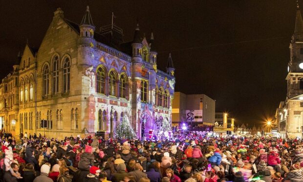 Inverness Christmas lights switch on will take place on Sunday at 16:30.