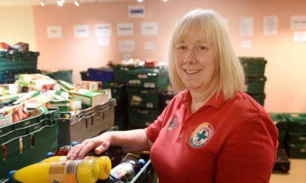 Lorna Dempster of the Highland Foodbank. Image: Sandy McCook/DC Thomson.