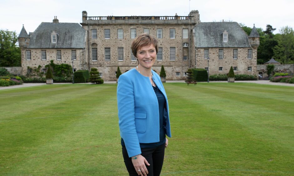 Gordonstoun's first female principal Lisa Kerr.