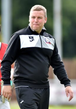 Turriff United manager Kris Hunter