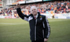 Craig Brown salutes fans on the pitch