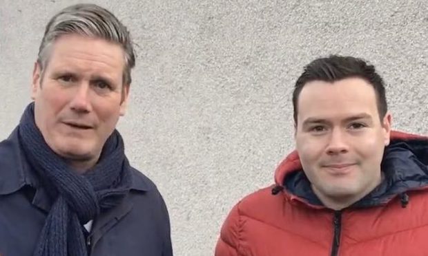 Labour leader Keir Starmer and 2019 Ross, Skye and Lochaber candidate John Erskine