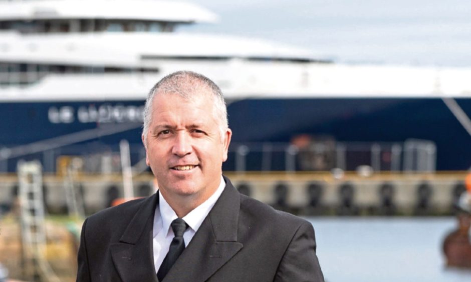 Lerwick Port Authority chief executive Captain Calum Grains.