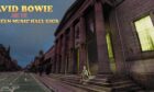 David Bowie and Aberdeen Music Hall artwork.