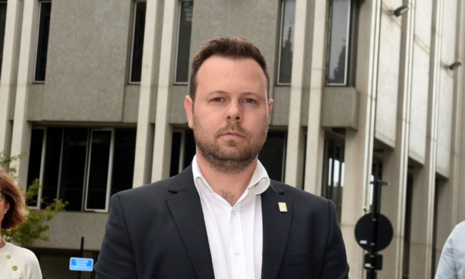 Councillor Ciaran McRae also said the plans would bring "vitality" to the area. Image: Jim Irvine/DC Thomson