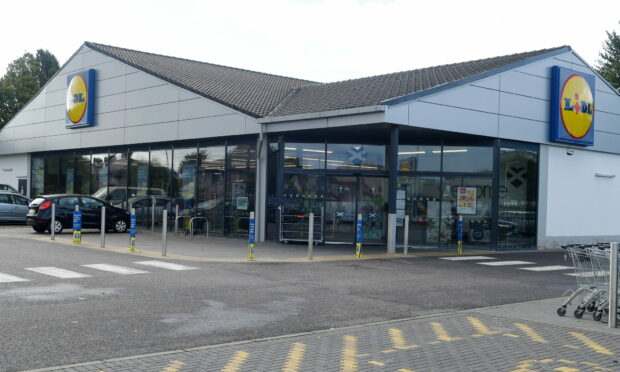 The Inverness Lidl store on Telford Street was broken in to earlier this week with a quantity of alcohol stolen.
Picture by SANDY McCOOK