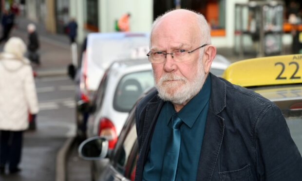 Andrew MacDonald, chairman of Inverness Taxis Alliance, argued against a 20% fare increase. Image: Sandy McCook / DC Thomson