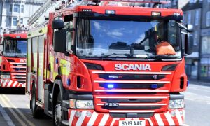 Scottish Fire and Rescue Service fire crews called to bin fire in Aberdeen