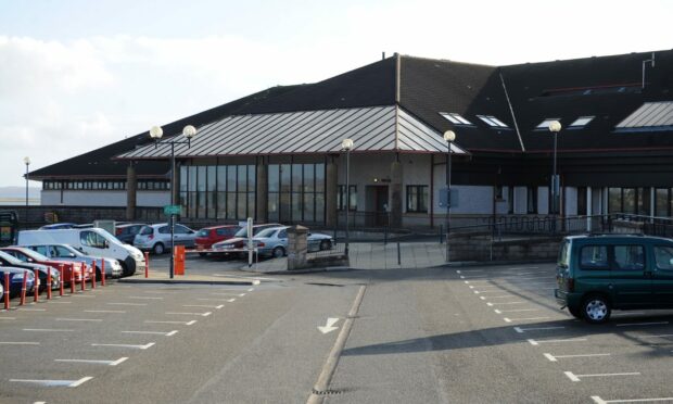 Western Isles Hospital, Stornoway. Photo by Sandy McCook