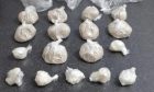 Wraps of heroin and cocaine were found in the Inverness flat.