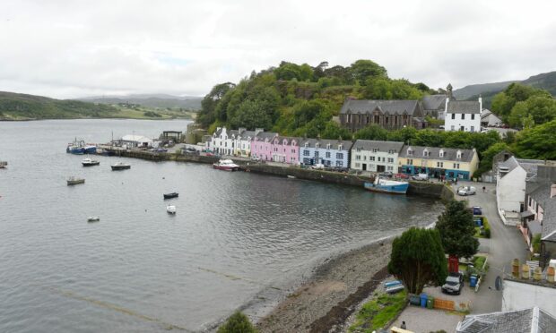 Portree harbour and bay. The island experience proved life-changing for first time author Raymond Moore. Picture by Sandy McCook.