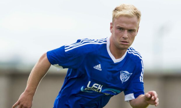 Peterhead midfielder Jordon Brown.