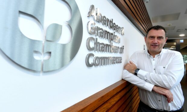Russell Borthwick, chief executive of Aberdeen and Grampian Chamber Of Commerce.