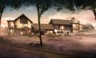 Artist's impression of a £30 million, 5-star hotel planned for Inchmarlo near Banchory called 'The Lucullan'.