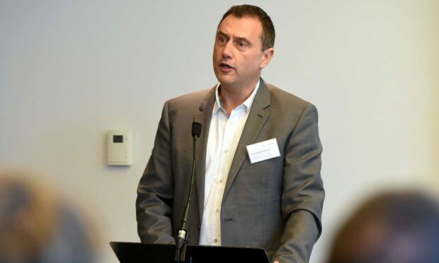 Aberdeen And Grampian Chamber Of Commerce chief executive, Russell Borthwick, pictured at the 2018 launch of the first Scotland's Urban Age report. He warns without similar insight in the months ahead, city centres might be left as 'urban deserts'.