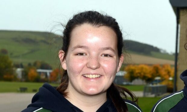 Caroline Rennie at a young farmer sports weekend in Oldmeldrum in 2018.