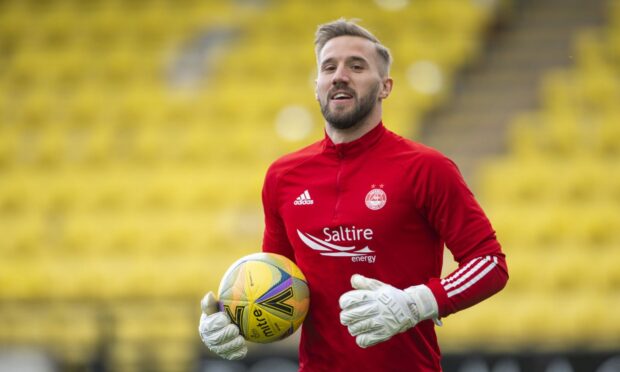 Keeper Gary Woods left Aberdeen with the final year of his deal terminated by mutual consent.