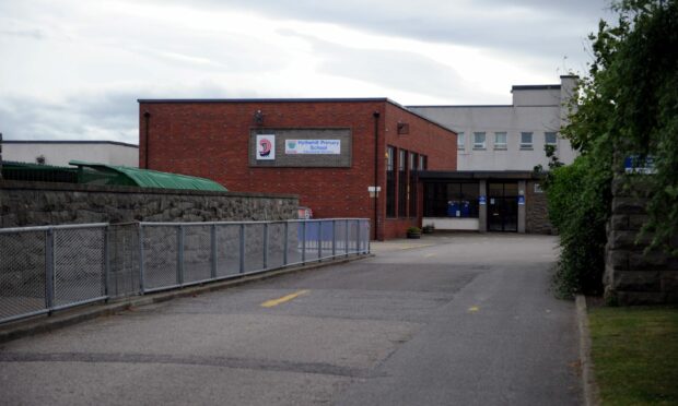 Hythehill Primary has been closed to P7 this week. Picture by Gordon Lennox.