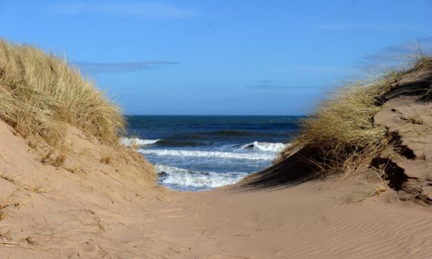 Balmedie Beach is one of the Scotland's Beach Award winners.