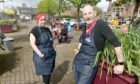 Jeni and Douglas Hardie of Bad Girl Bakery in Muir of Ord are concerned over the removal of an area in the centre of the village currently used for outdoor seating and eating.
