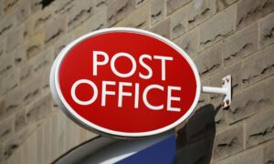 Post Office sign.