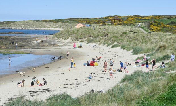 The Moray coast, including Hopeman, is forecast to be one of the warmest areas.