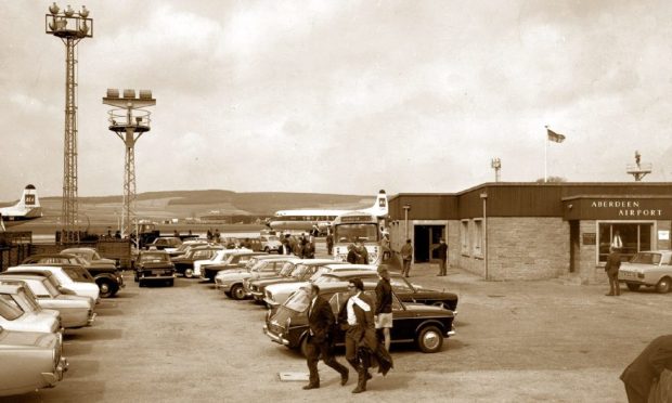 A throwback image of the airport in 1973.