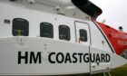 Coastguard helicopter.