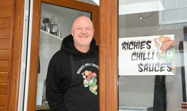 Richie Lyon, owner of Richie's Chilli Sauces.