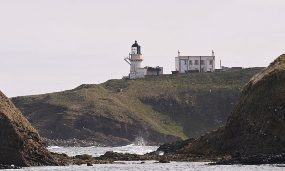 Tod Head Lighthouse in Catterline
