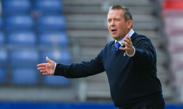 Caley Thistle head coach Billy Dodds.
